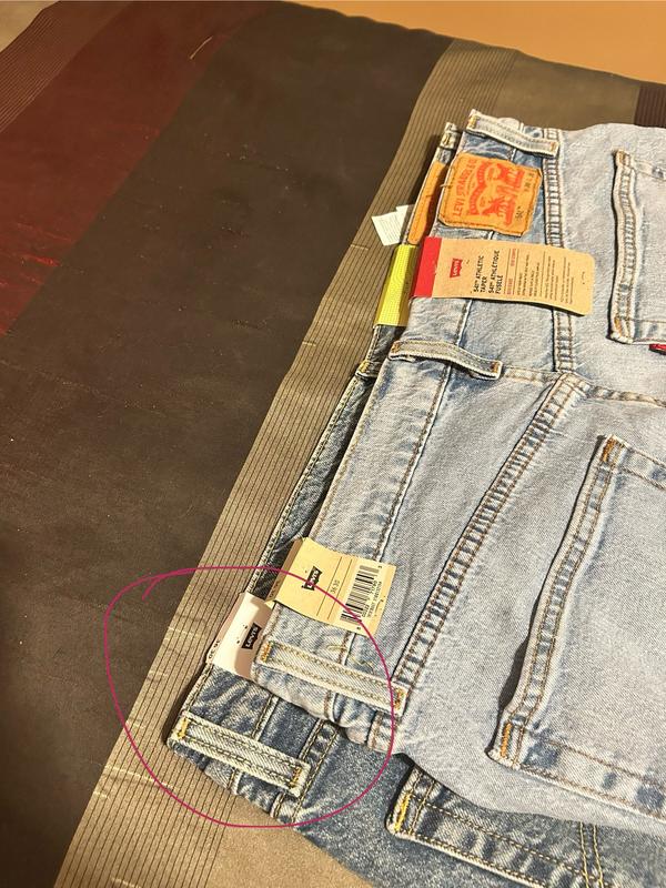Same sized pants, the top ones were clearance but not same size