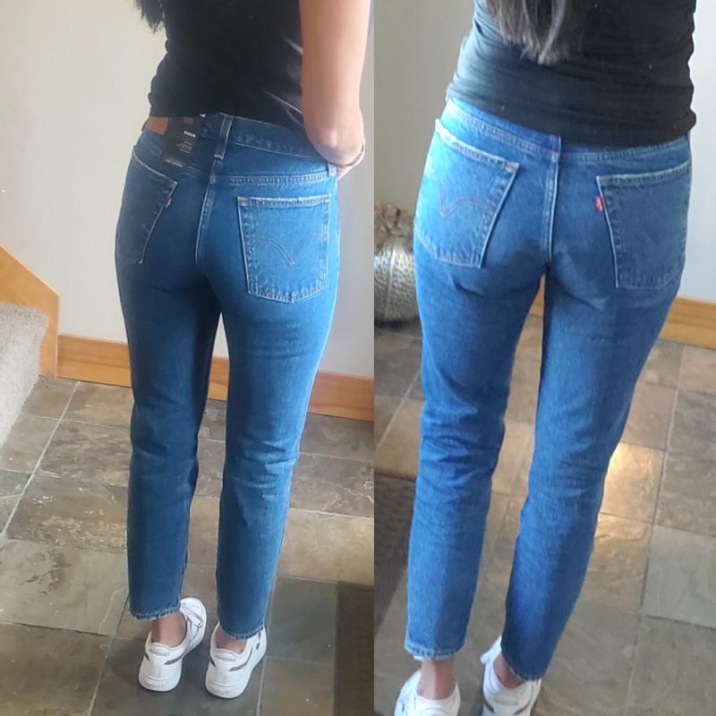 First fit left, broken in on right.