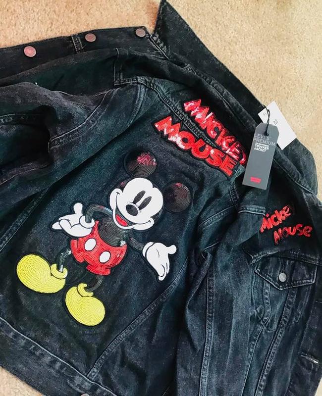 Levi's® X Disney Mickey Mouse Ex-boyfriend Trucker Jacket - Black ...