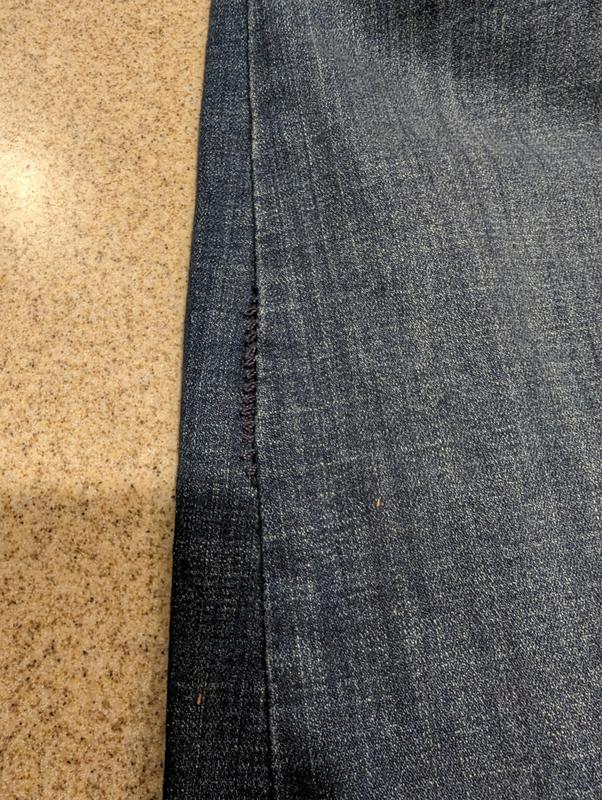 Seam is coming apart on the leg.