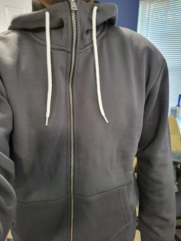 Covers neck.