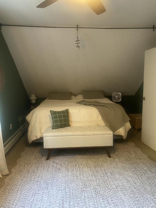 Length is okay if you pull the comforter down a bit but the sides are too short.