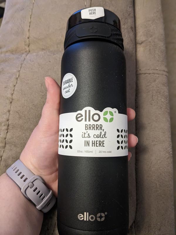 Ello Cooper Stainless Steel Water Bottle - Gray - 22 oz