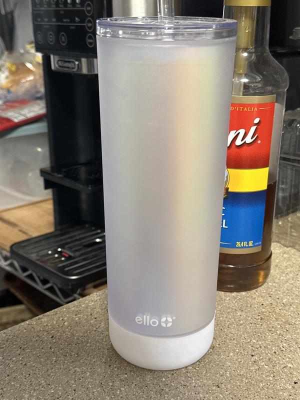 Ello Monterey 24oz Plastic Tumbler with Straw and Built-in