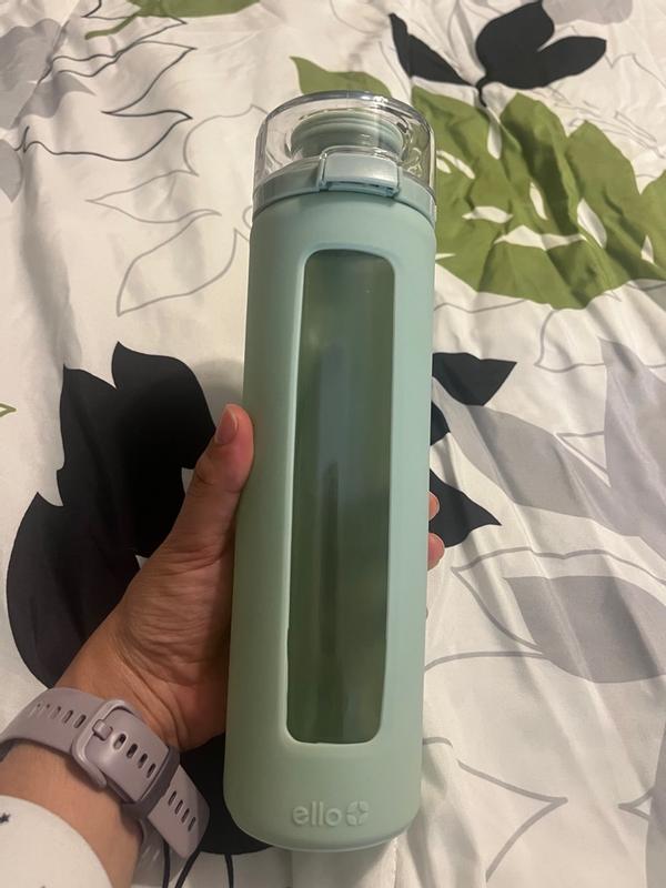 Ello Clara 20oz Glass Water Bottle - Sage | Meijer