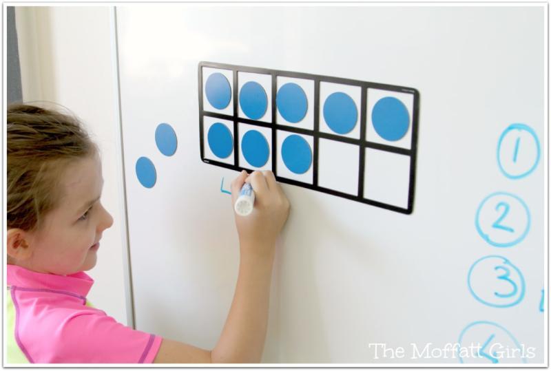 Giant Magnetic Ten-Frame Set | Kaplan Early Learning