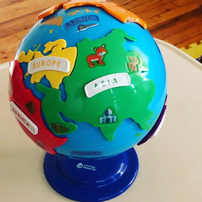 Learning resources puzzle globe online
