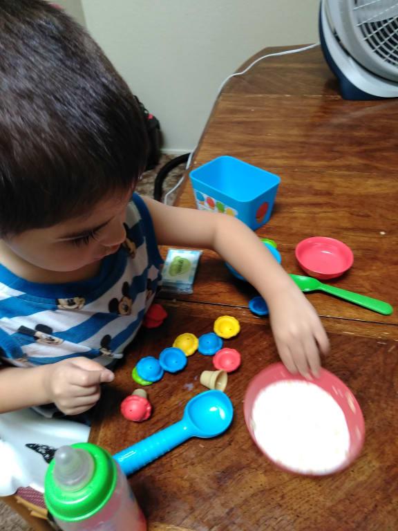 My son who 3 trying game out