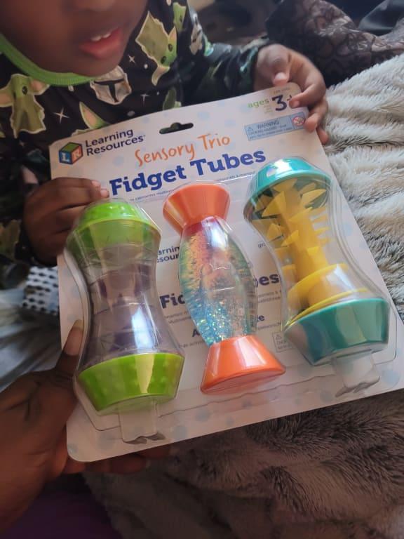  Learning Resources Trío sensorial Fidget Tubos, 3
