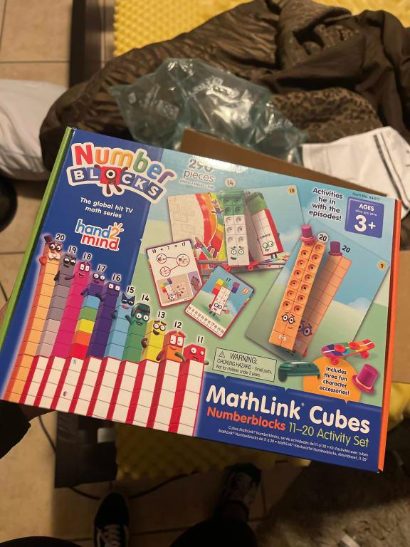 Hand2Mind Numberblocks Mathlink Cubes 11 to 20