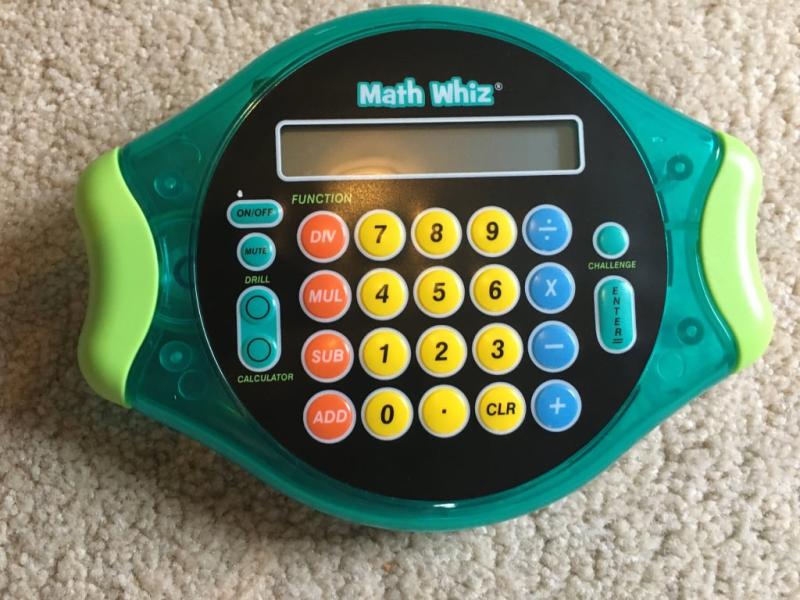 Math Whiz Electronic Game