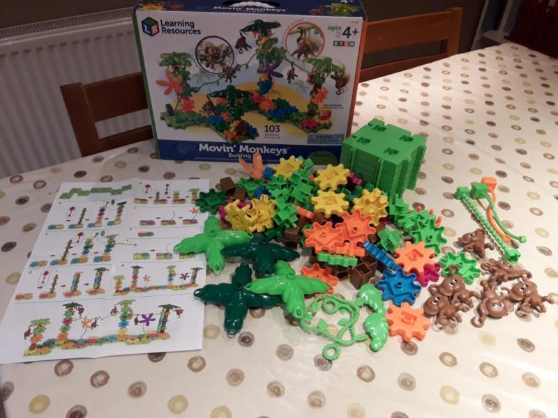 Learning Resources Gears! Gears! Gears! Moving Monkeys - 136 Pieces ...