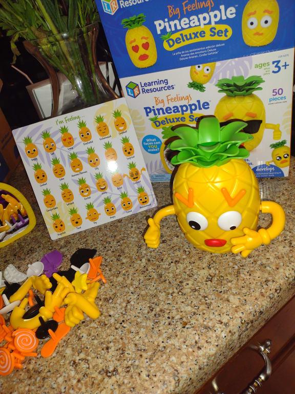 Learning Resources Big Feelings Pineapple Deluxe Set, 50 Pieces