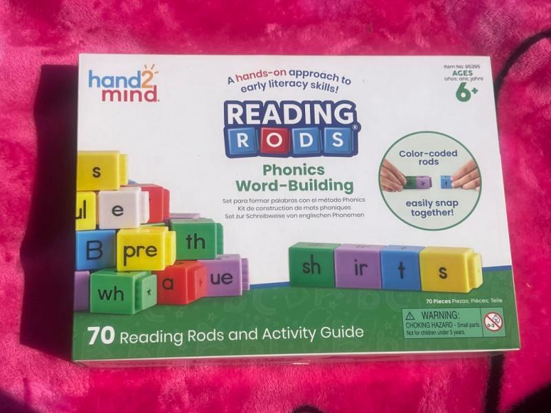 Learn To Read Hand2mind Reading Rods Phonics Word-Building, Word ...