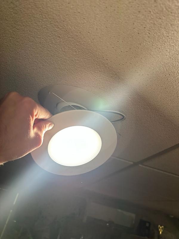SYLVANIA TruWave White Disklight Retrofit Kit in. W LED Canless