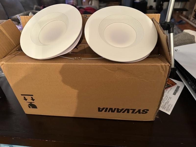 SYLVANIA TruWave White Disklight Retrofit Kit in. W LED Canless