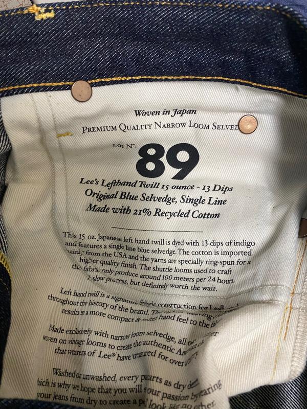 ミンギーページ Men's Lee 101 Z Regular Fit Straight Leg Jean | Dark Wash Denim | Lee®