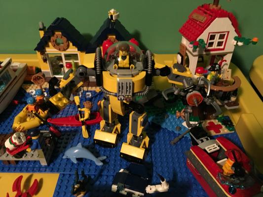 lego creator underwater