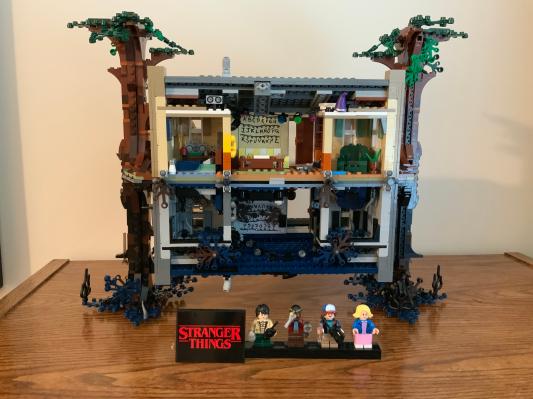 stranger things lego set walmart