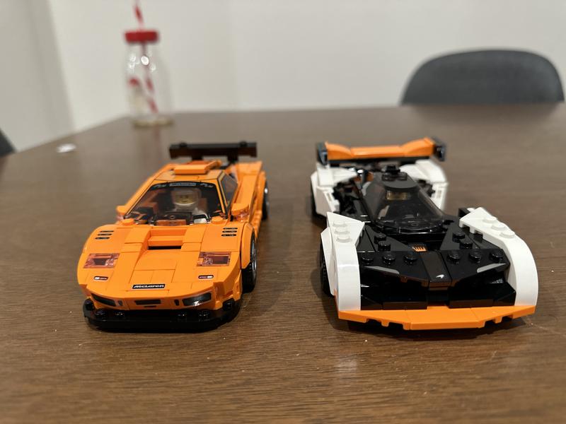  LEGO Speed Champions McLaren Solus GT & McLaren F1 LM 76918,  Featuring 2 Iconic Race Car Toys, Hypercar Model Building Kit, Collectible  2023 Set, Great Kid-Friendly Gift for Boys and Girls