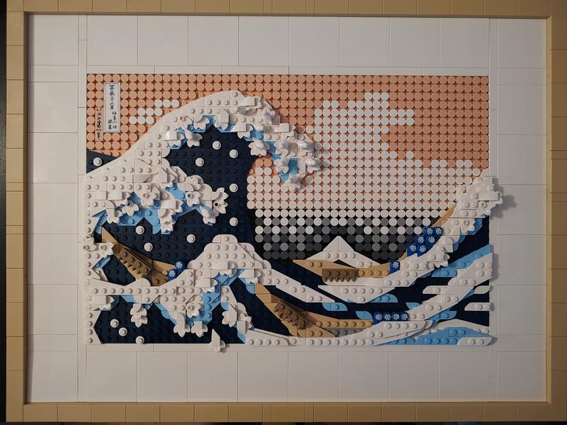 Cette œuvre iconique d'Hokusai est disponible en LEGO