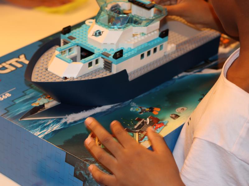 Ma fille en pleine construction