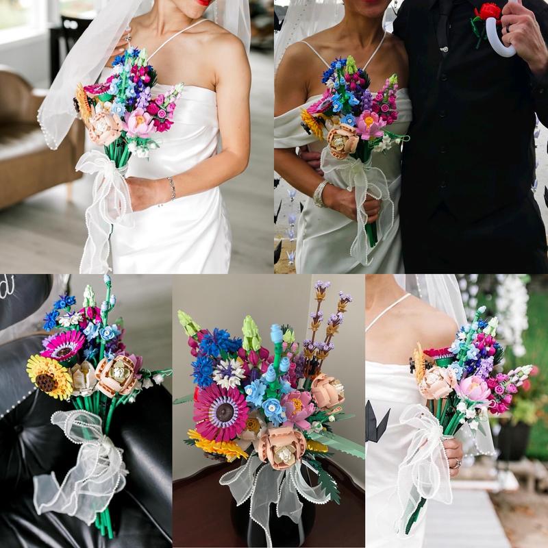 LEGO Flower Bouquet Building Kit 10280 (756 Pieces) Unique Flower