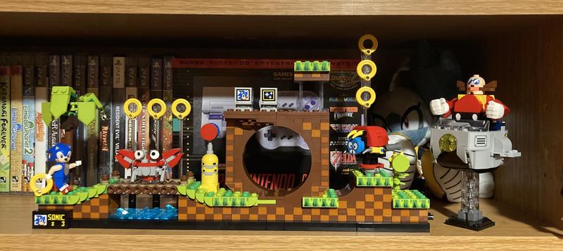  Lego Sonic The Hedgehog Green Hill Zone (21331) w/ Sonic  Sticker Activity Book : Toys & Games