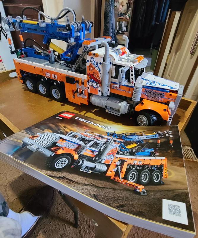  LEGO Technic Heavy-Duty Tow Truck 42128 with Crane Toy Model  Building Set, Engineering for Kids Series : Toys & Games