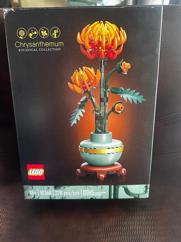 LEGO Icons Chrysanthemum Flower Décor Building Set for Home Décor
