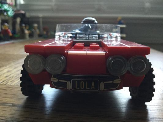 front end with printed Lola piece