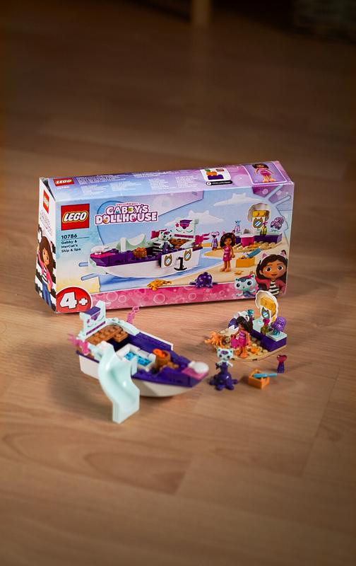 LEGO Gabby & MerCat s Ship & Spa Building Toy for Fans of Gabby's Dollhouse  TV Series 10786