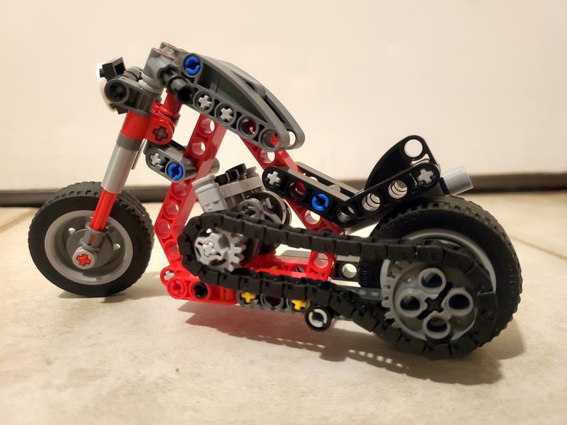 42132 - Motorcycle : My first Technic build since childhood :) :  r/legotechnic