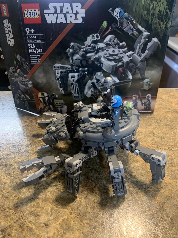 LEGO Star Wars: The Mandalorian Spider Tank Building Toy Set 75361 