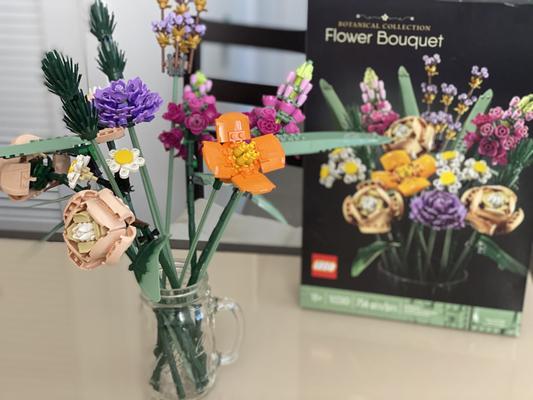 Lego flower bucket hot sale