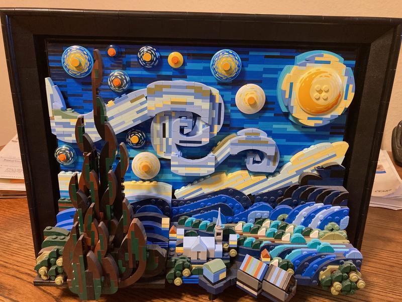 Meet the fan designer of LEGO Ideas Vincent van Gogh – The Starry Night