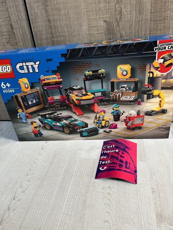 emballage du jouet avant test avec le carton de home testeur