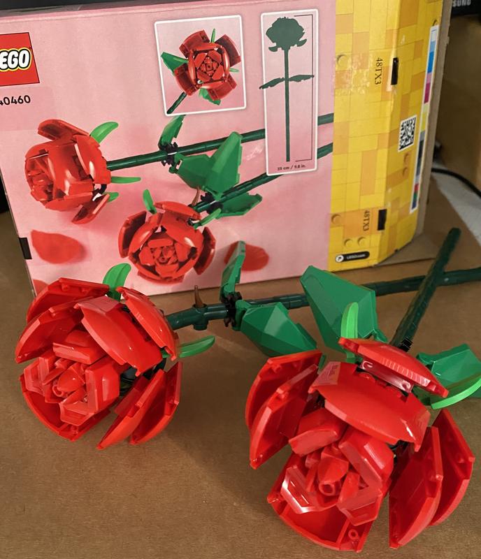 LEGO 10280 Botanical Flowers & 10 RED ROSE BEAR / Anniversary / Birthday