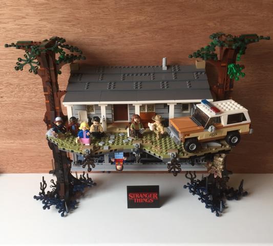 Stranger Things 75810. This set is a lot nicer than I expected! : r/lego