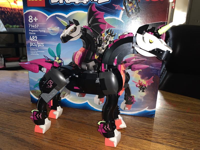 LEGO DREAMZzz Pegasus Flying Horse 71457 Building Toy Set, Fantasy Action  Figure Creature, Comes with 3 Minifigures Including The Nightmare King
