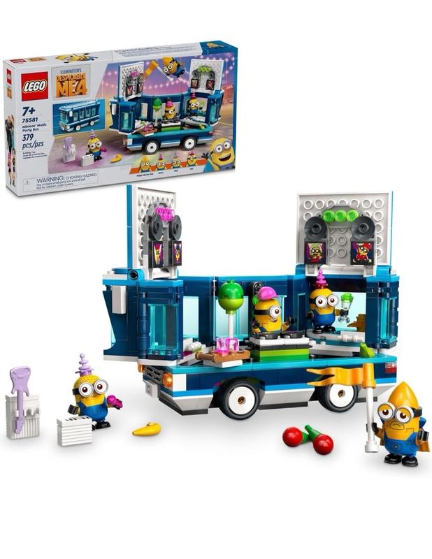 LEGO Despicable Me 4 Minions' Music Party Bus, Fun Despicable Me