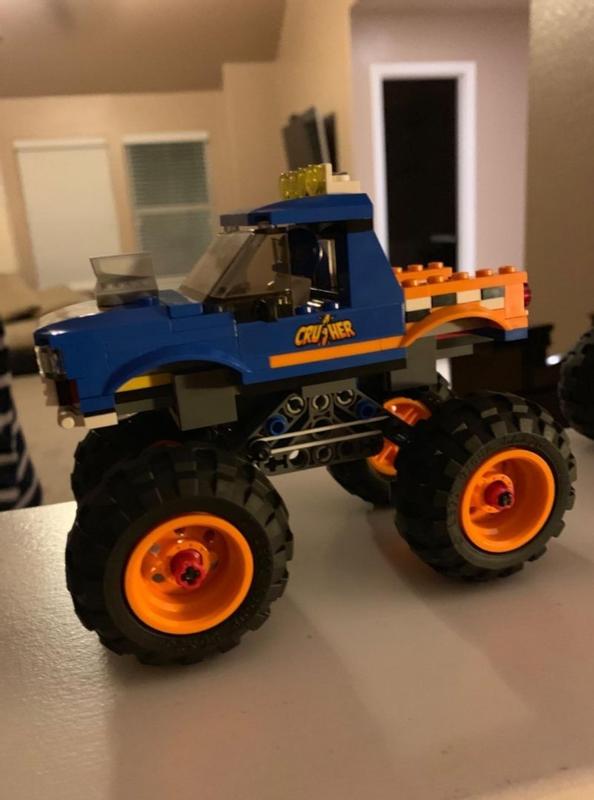 LEGO City Blue Monster Truck Off Road Toy QVC