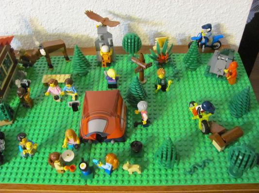 .com: LEGO Outdoor Adventure Minifigure - Camper Boy Child
