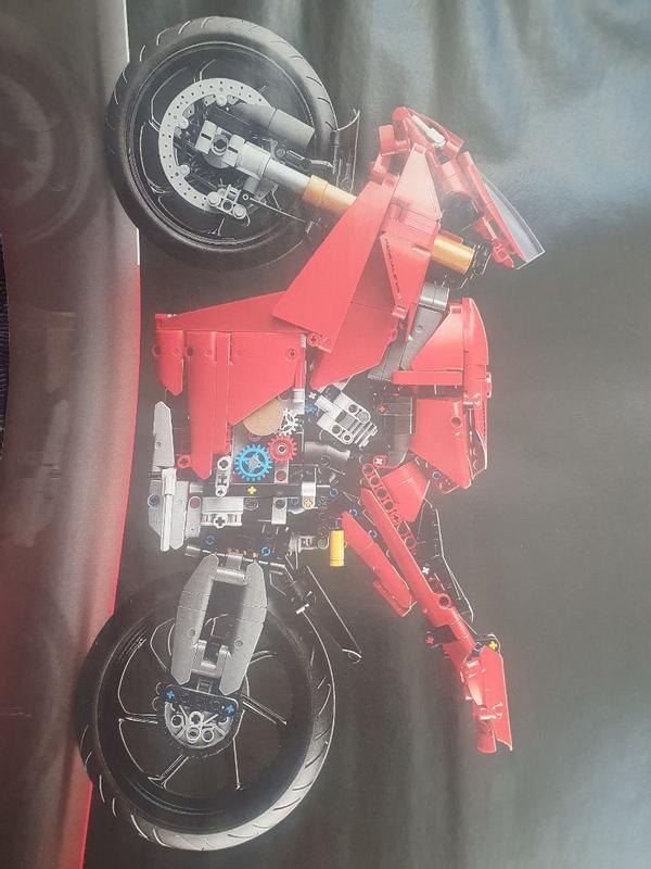 LEGO Technic Ducati Panigale V4 S Motorcycle Toy - Building