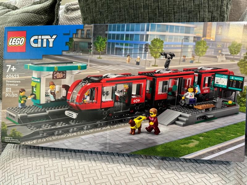 LEGO City Downtown Streetcar and Station Toy Train Set 60423 Meijer