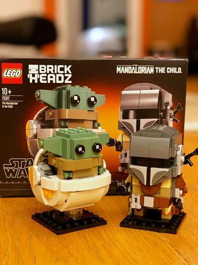 LEGO BrickHeadz Star Wars - The Mandalorian & the Child 75317 (Retiring  Soon) by LEGO