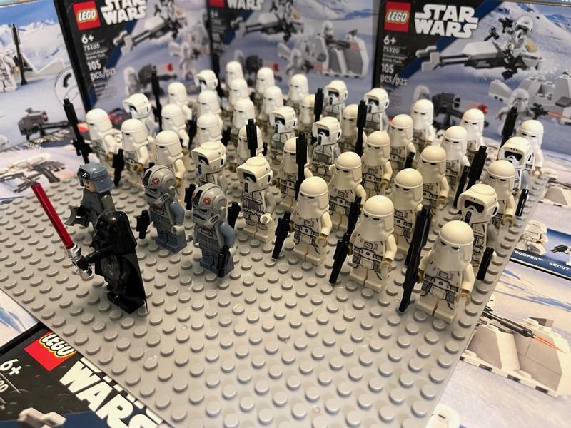 Star Wars 75320 Pack de combat Snowtrooper, Set Collector avec 4 Figurines