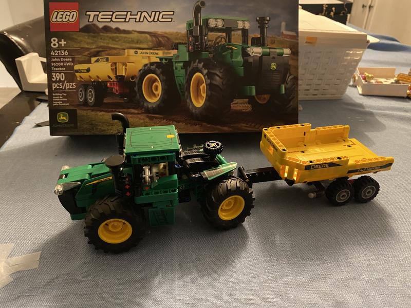 LEGO Technic John Deere 9620R 4WD Tractor 42136 Model Building Kit (390  Pieces) 6379483 - Best Buy