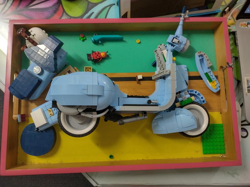 Lego Vespa 125 #10298. Beautiful, but fragile set. : r/lego