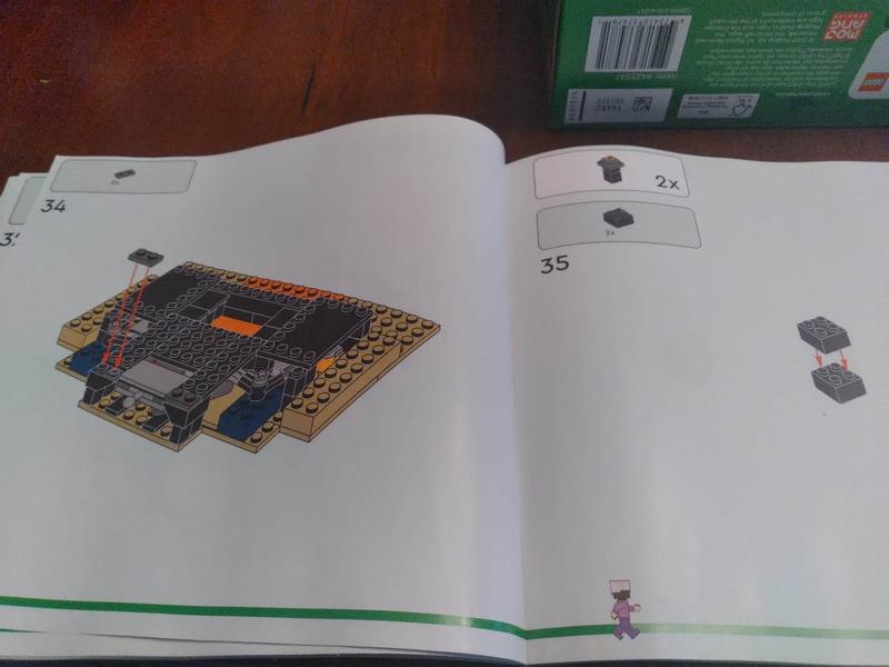 Easy directions, and an End Warrior Progress Monitor on the bottom.